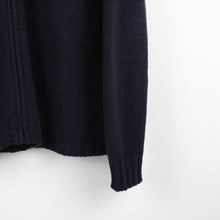 Load image into Gallery viewer, STONE ISLAND Zip Knit Sweatshirt Navy Blue | Medium
