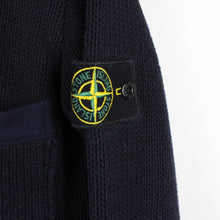 Load image into Gallery viewer, STONE ISLAND Zip Knit Sweatshirt Navy Blue | Medium

