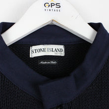 Load image into Gallery viewer, STONE ISLAND Zip Knit Sweatshirt Navy Blue | Medium
