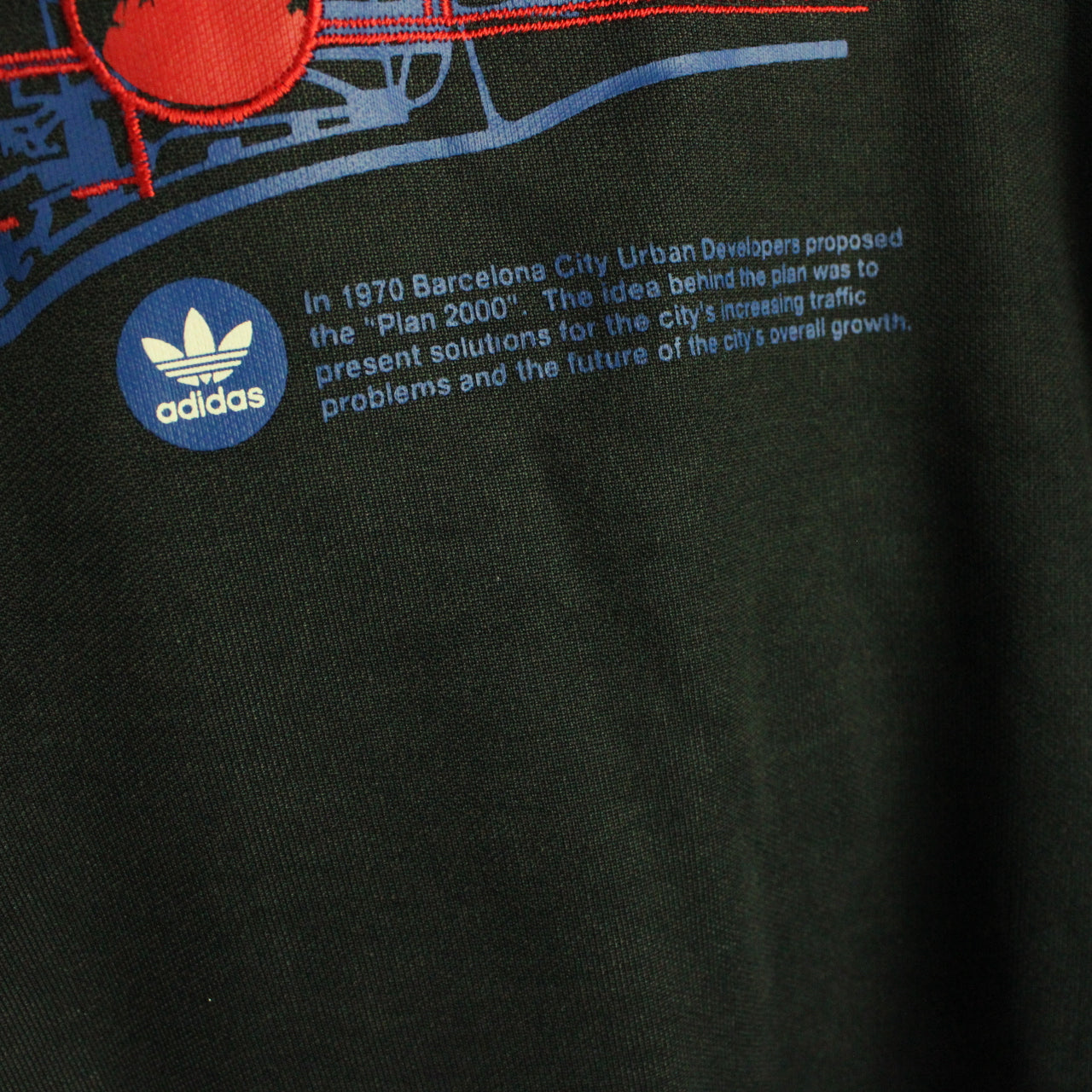 ADIDAS Barcelona Track Top Black | Small