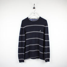 Load image into Gallery viewer, NAUTICA Knit Sweatshirt Navy Blue | Large
