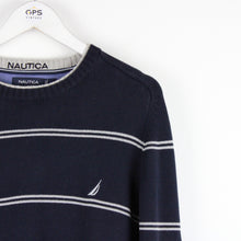 Load image into Gallery viewer, NAUTICA Knit Sweatshirt Navy Blue | Large
