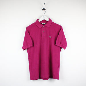 LACOSTE Polo Shirt Pink | Medium