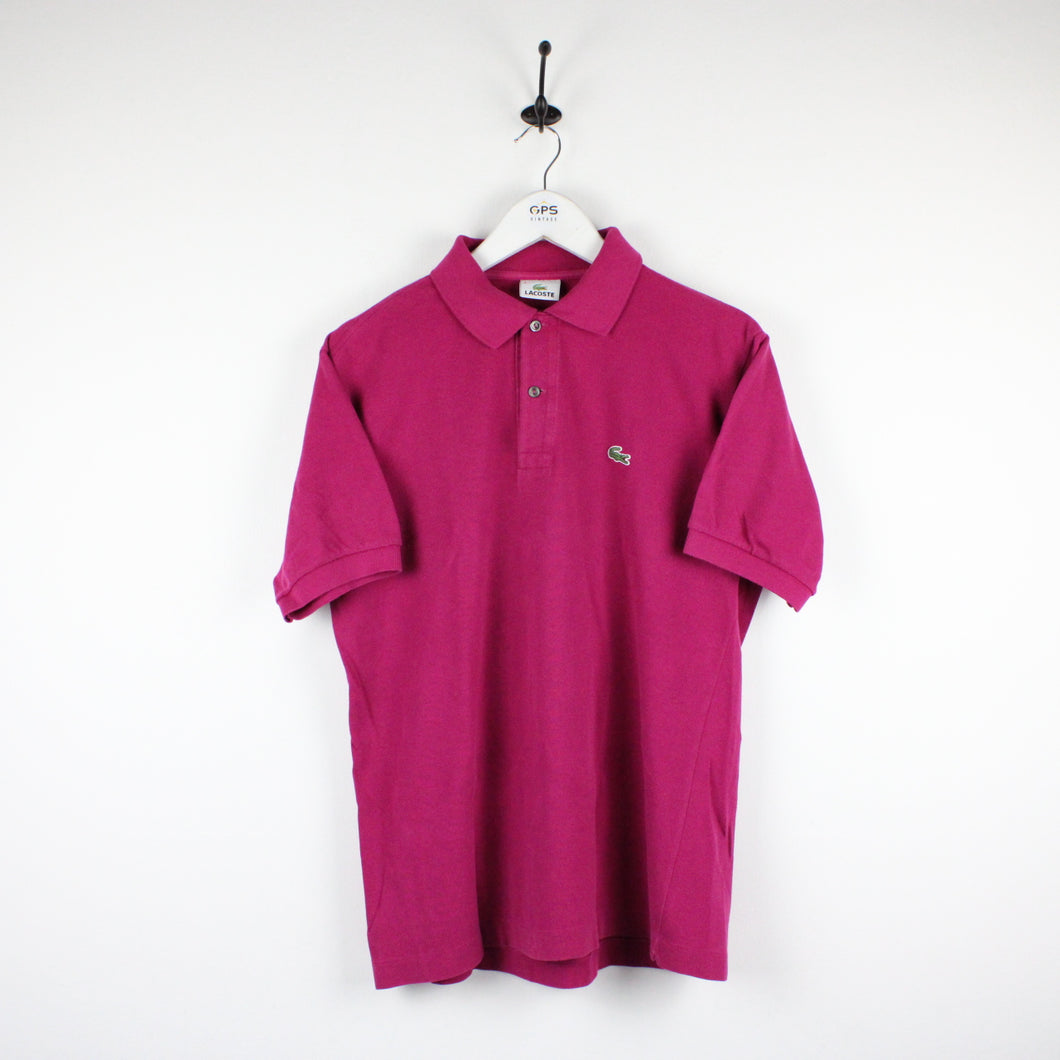 LACOSTE Polo Shirt Pink | Medium