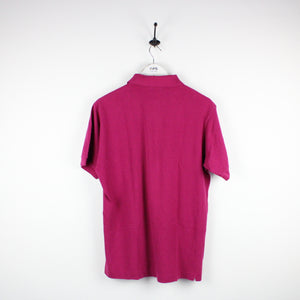 LACOSTE Polo Shirt Pink | Medium