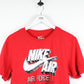 NIKE Air T-Shirt Red | Medium