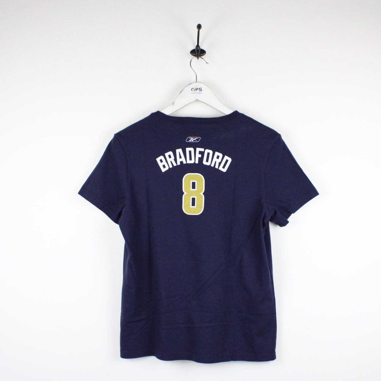 Womens REEBOK LA RAMS T-Shirt Navy Blue | Small