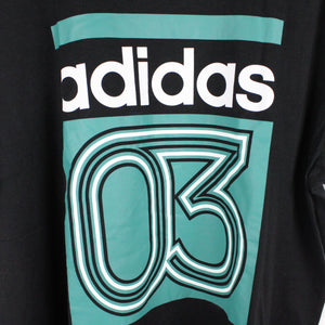 ADIDAS T-Shirt Black | Large