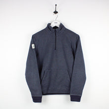 Load image into Gallery viewer, LACOSTE 1/4 Zip Sweatshirt Navy Blue | XS
