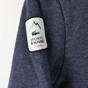 LACOSTE 1/4 Zip Sweatshirt Navy Blue | XS