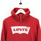 LEVIS Hoodie Red | Small