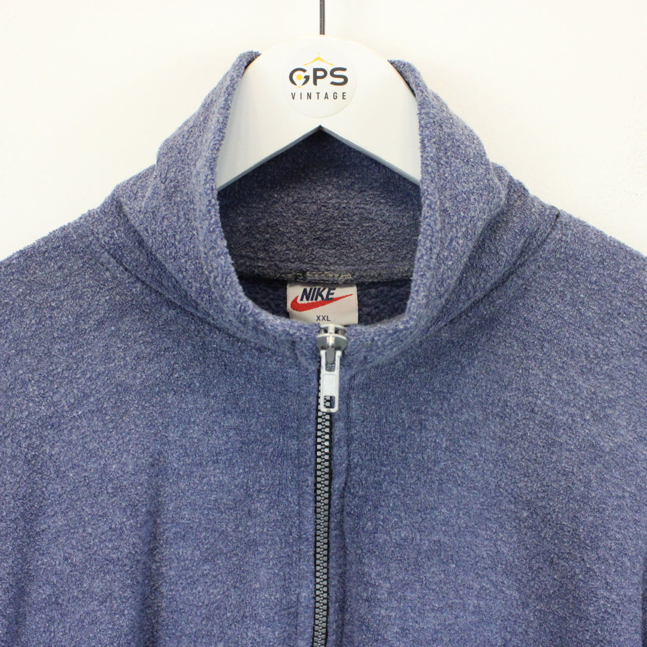 Nike 1/4 Zip Fleece Blue | Large