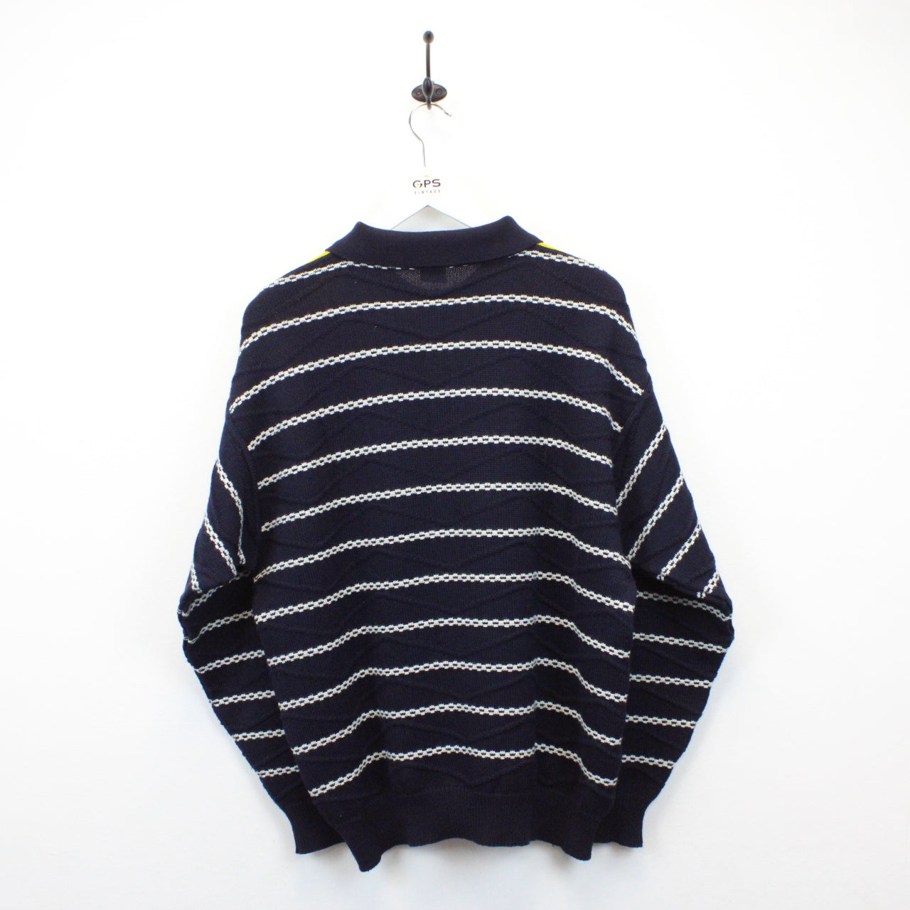 CHEMISE LACOSTE 80s Knit Sweatshirt Multicolour | Large