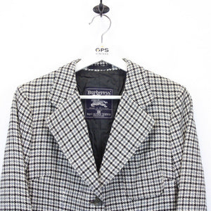 Womens BURBERRYS 90s Blazer Grey | Large