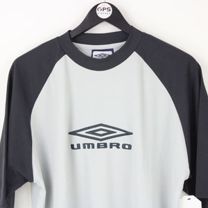 Mens UMBRO 00s T-Shirt Grey | XL