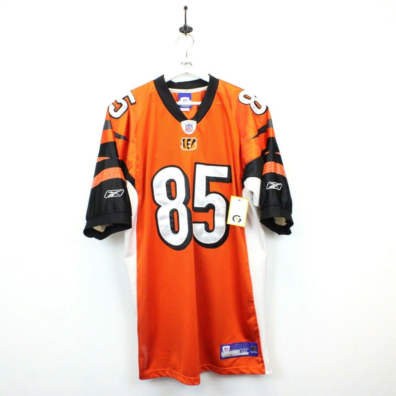 NFL REEBOK 00s Cincinnati BENGALS Jersey Orange | XL