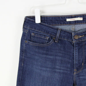 Womens LEVIS 711 Jeans Dark Blue | W29 L30