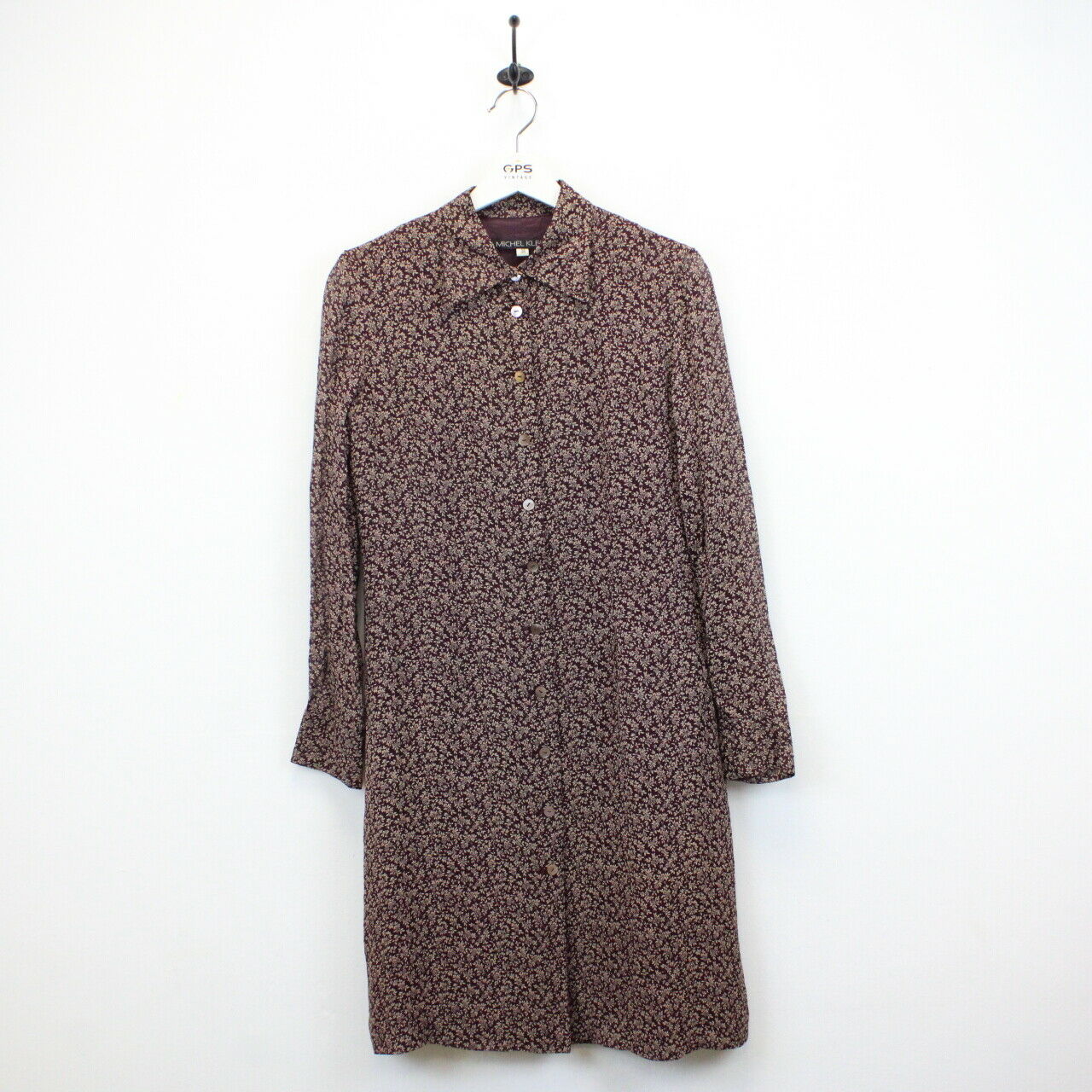 Womens 90s Dress Brown | Small