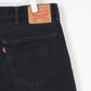 Mens LEVIS 505 Shorts Black | W38