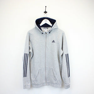 ADIDAS Hoodie Grey | Small