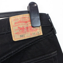 Load image into Gallery viewer, LEVIS 501 Jeans Black | W33 L32
