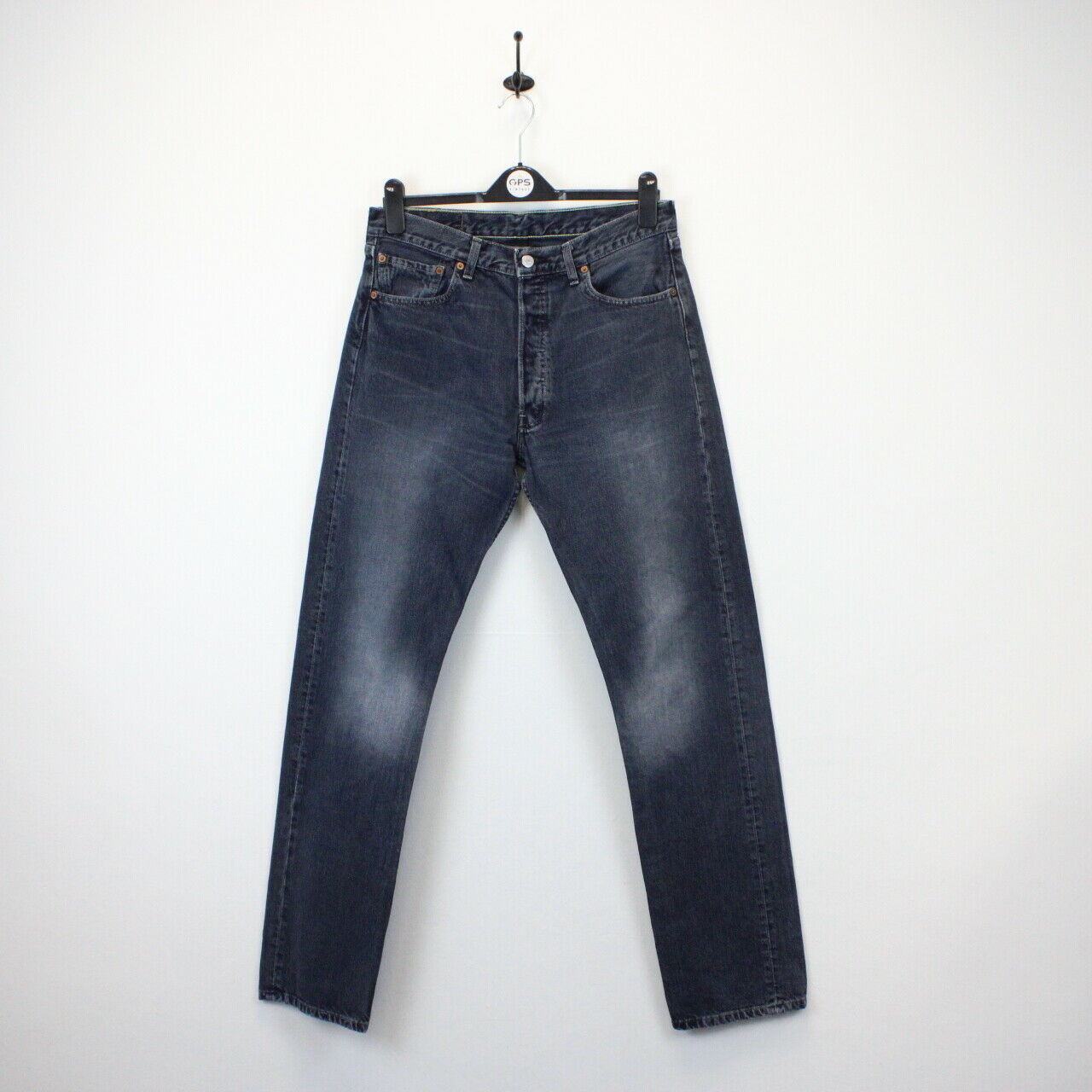 LEVIS 501 Jeans Black Charcoal | W33 L34