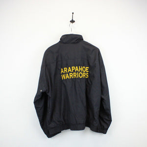 Vintage WILSON Track Top Jacket Black | Large