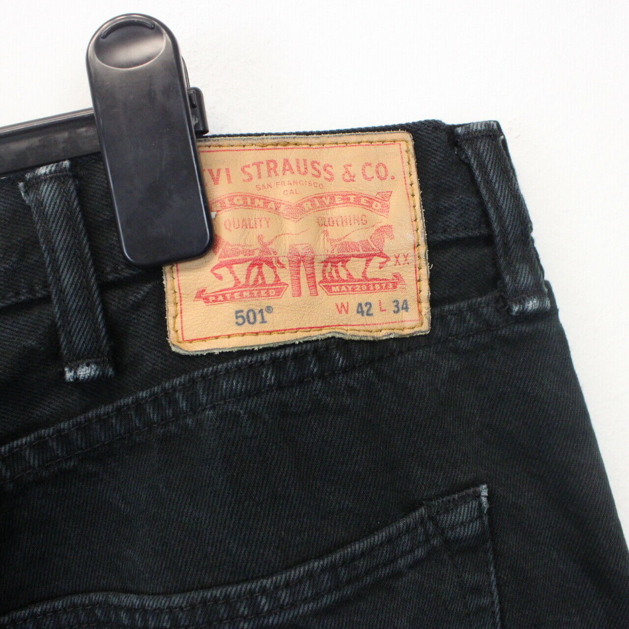 LEVIS 501 Jeans Black | W44 L34