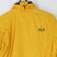 Mens JACK WOLFSKIN Bomber Jacket Yellow | Small