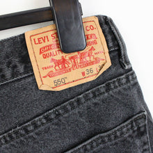 Load image into Gallery viewer, LEVIS 550 Jeans Black Charcoal | W36 L30
