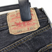Load image into Gallery viewer, LEVIS 501 Jeans Black Charcoal | W38 L28
