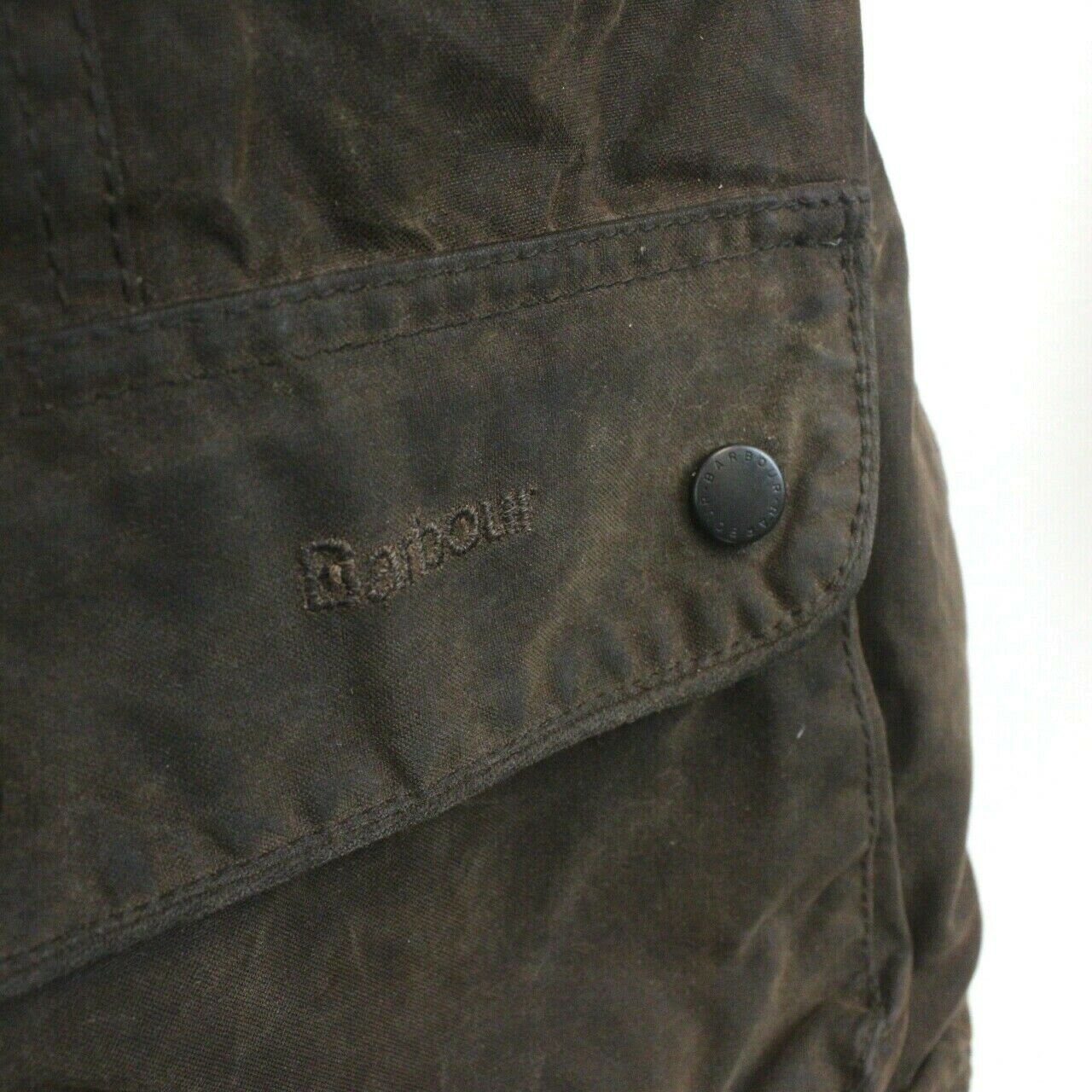 Womens BARBOUR Utility Waxed Jacket Brown | Medium