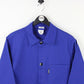 Mens Worker Chore Jacket Blue | Medium