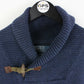 RALPH LAUREN 00s Knit Sweatshirt Navy Blue | XL