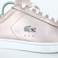 Womens LACOSTE Carnaby Evo Trainers Pink | UK 5