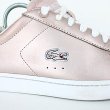 Load image into Gallery viewer, Womens LACOSTE Carnaby Evo Trainers Pink | UK 5
