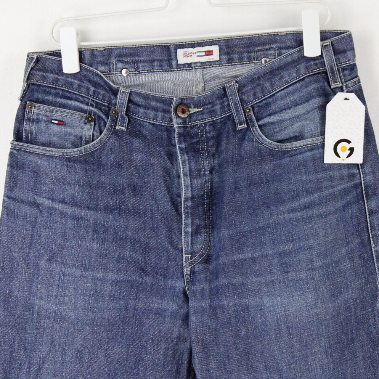 Mens TOMMY HILFIGER Brooklyn Jeans Mid Blue | W34 L32