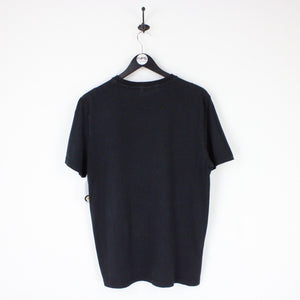 Mens FRED PERRY Ringer T-Shirt Black | Large