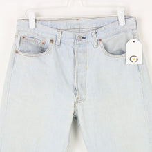 Load image into Gallery viewer, Mens LEVIS 501 Jeans Light Blue | W32 L32
