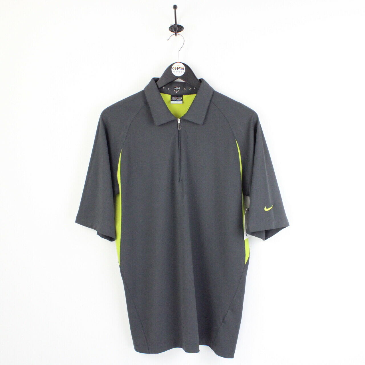 Mens NIKE Golf Polo Shirt Grey | Small