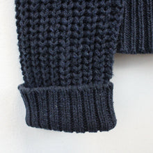 Load image into Gallery viewer, Womens RALPH LAUREN 90s Knit Sweatshirt Navy Blue | Medium
