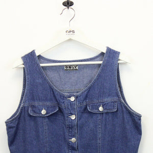 Womens 90s Dress Blue | Medium