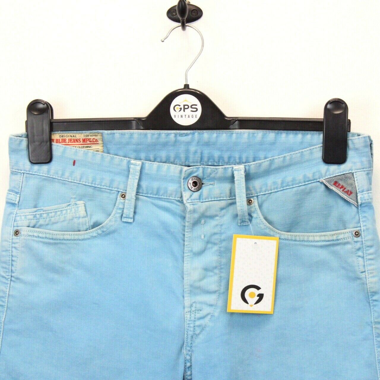REPLAY Shorts Light Blue | W32