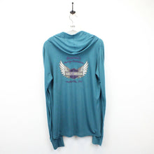 Load image into Gallery viewer, Womens HARLEY DAVIDSON Hoodie Green | XL
