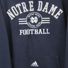 Load image into Gallery viewer, NCAA ADIDAS 00s Notre DAME Hoodie Navy Blue | XL
