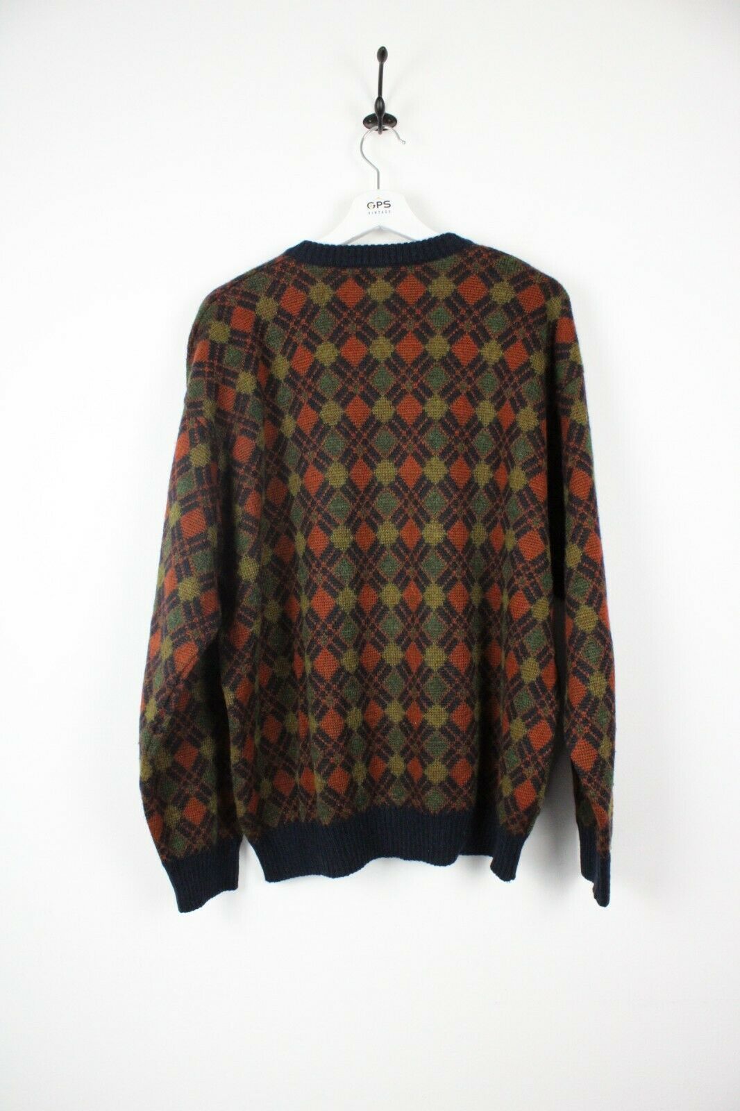 Vintage 90s BURBERRY Knit Sweatshirt Brown | Large
