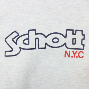 SCHOTT NYC 90s Sweatshirt Grey | Large