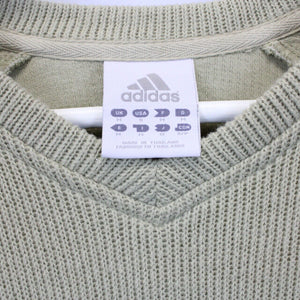 ADIDAS 00s Knit Sweatshirt Beige | Large