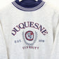 Vintage DUQUESNE UNIVERSITY 90s Sweatshirt Grey | Medium