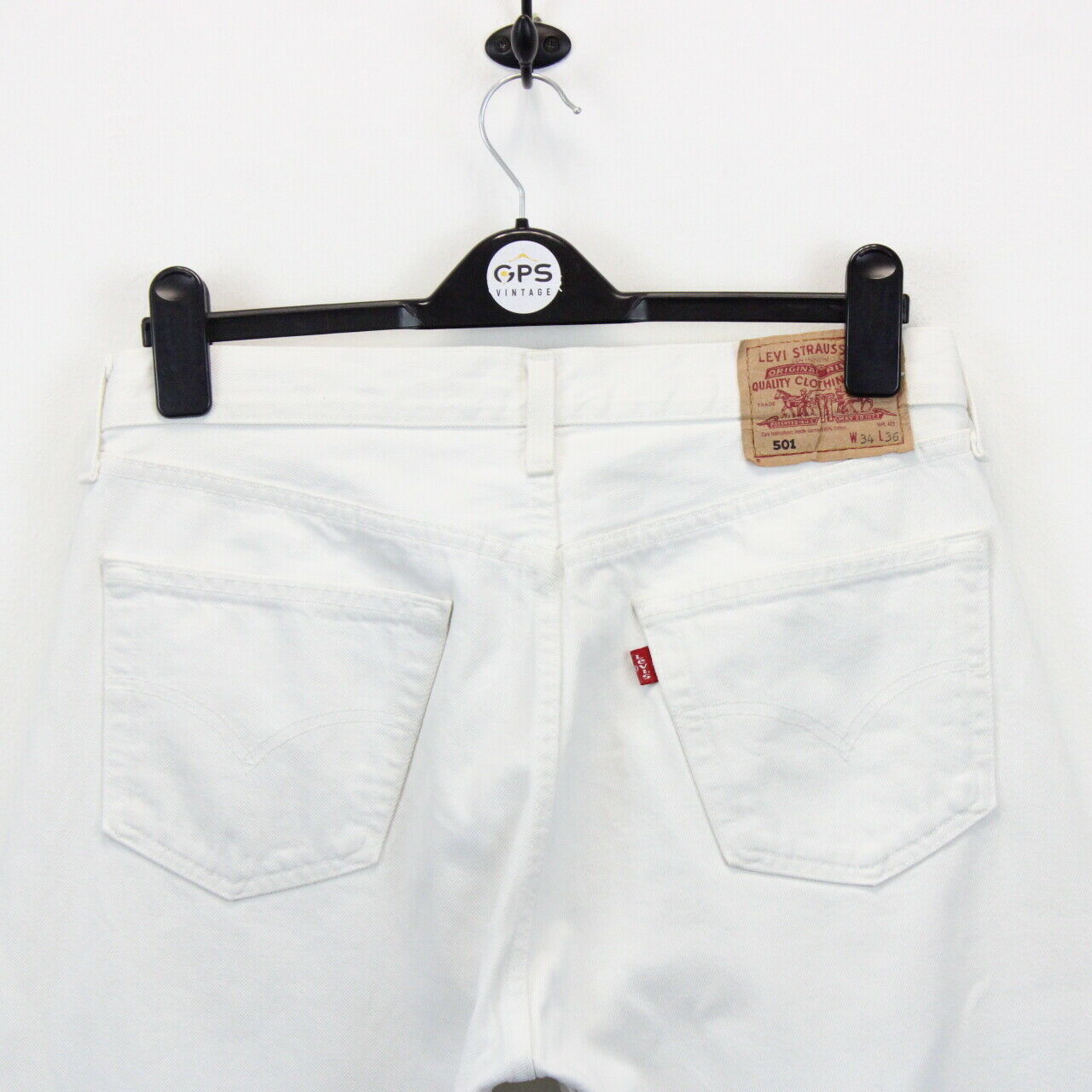 LEVIS 501 Jeans White | W33 L36
